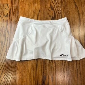 Asics Classic White Sports Tennis Skirt